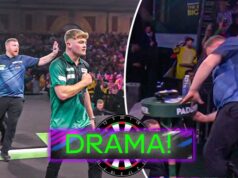 Speedsters ‘Champagne’ Charlie dan ‘Speedy Ricky’ bersiap untuk menyalakan Ally Pally