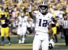 Washington WR Denzel Boston memasuki rancangan NFL