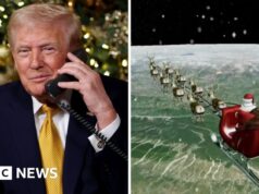 Dimana Sinterklas sekarang? Trump menjawab panggilan Natal anak-anak ke pelacak Norad
