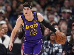 Austin Reaves dari Lakers harus absen setidaknya empat minggu karena cedera betis