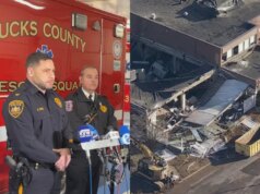 Responden pertama yang berlari ke panti jompo setelah ledakan dipuji sebagai pahlawan