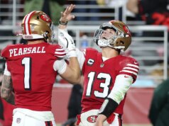 49ers menahan Bears untuk menjaga harapan unggulan No. 1 tetap hidup karena Brock Purdy complete 5 gol dalam kemenangan