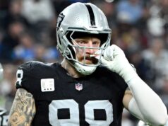Laporan: Raiders akan duduk sebagai bintang go rusher Maxx Crosby vs. Giants