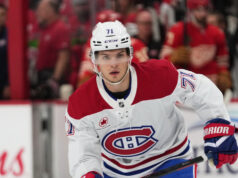 Penyerang Canadiens Jake Evans absen empat hingga enam minggu karena cedera tubuh bagian bawah