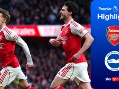 Odegaard dan penyelamatan ‘khusus’ Raya menginspirasi Arsenal meraih kemenangan besar di Brighton