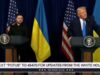 “Rusia ingin Ukraina berhasil,” kata Trump setelah bertemu Zelenskyy – perhatikan reaksinya