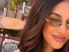 Michelle Keegan provoca os fãs com uma foto brilhante ao abandonar o Reino Unido dias após retornar