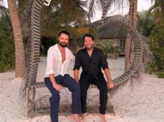 Rylan Clark parece apaixonado pelo namorado enquanto defende elogios às férias de luxo