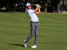 Michael Brennan foi desqualificado após o primeiro spherical no Farmers