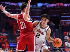 O nº 9 de Illinois visita o nº 5 de Nebraska para uma revanche de alto risco