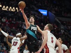 Surging Blazers provavelmente terá Deni Avdija ativo contra Raptors