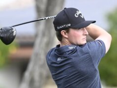 O recorde do percurso de Blades Brown o colocou no topo da tabela de classificação da American Categorical