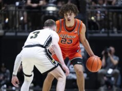 Keaton Wagler, nº 9 de Illinois, busca esforço de ‘elite’ contra Washington