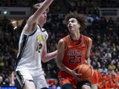 O esforço de carreira de Keaton Wagler ajuda o número 11 de Illinois a superar o número 4 de Purdue