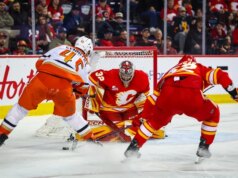 O primeiro hat-trick de Beckett Sennecke estende a sequência de vitórias dos Geese