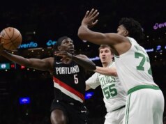 Celtics nunca perdem em triunfo sobre Path Blazers