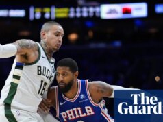 Paul George, dos Sixers, suspendeu 25 jogos da NBA por violação do programa antidrogas