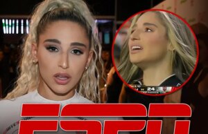 Abella Hazard chateada com a ESPN por causa do jogo do campeonato nacional