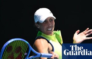 A defesa do título do Aberto da Austrália de Madison Keys quase vacila enquanto o ucraniano rouba a cena