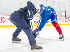 Eu afrontei Nick Suzuki no patinoire