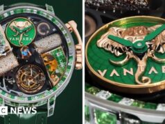 Relojoeiro de luxo projeta modelo de US$ 1,5 milhão com estátua de bilionário indiano