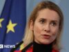 A Europa deve agir urgentemente e parar de terceirizar a defesa, diz Kallas da UE