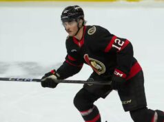 Após a partida do cânone, Shane Pinto está em uma sessão de teste em Ottawa