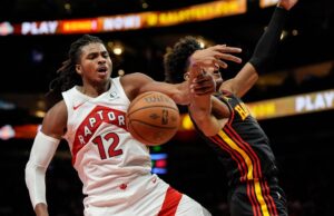 Murray-Boyles dos Raptors questionável contra Warriors com contusão no polegar