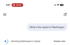 Gemini agora permite pular a espera e obter respostas mais rápidas com um toque
