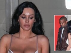 Bianca Censori esquece as calças novamente em noite de encontro com Kanye West