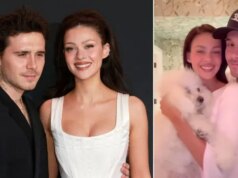 Brooklyn Beckham dá beijos na esposa Nicola Peltz em um retorno apaixonado nas redes sociais
