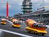 A corrida Wienermobile de Oscar Mayer voltando para a Indy 500