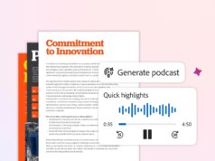 Agora você pode transformar PDFs em podcasts e slides com o novo recurso de IA da Adobe
