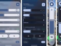 A visualização inicial mostra os efeitos de desfoque estilo Liquid Glass da Apple chegando ao Android 17