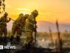 Bombeiros combatem incêndios de ‘nível emergencial’ na onda de calor na Austrália