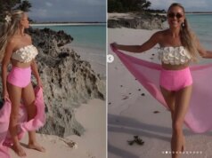 Brittany Aldean aproveita a viagem das garotas em fotos de biquíni na praia