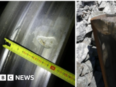 A linha espanhola foi fraturada antes do desastre do trem de alta velocidade, segundo o relatório