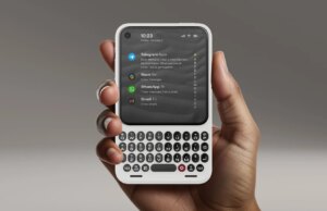 Clicks está trazendo um telefone estilo BlackBerry e um teclado de bolso para a CES 2026