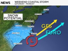 O frio intenso persiste enquanto os meteorologistas rastreiam outra potencial tempestade na Costa Leste
