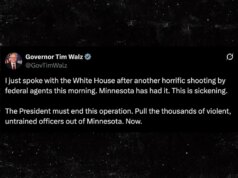 Pessoa baleada por agentes federais em Minneapolis