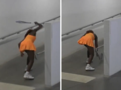 Coco Gauff quebra sua raquete depois de perder no Aberto da Austrália, mostra vídeo