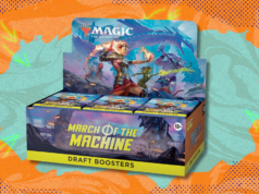 Obtenha uma caixa de reforço Magic: The Gathering March of the Machine por um valor abaixo do mercado
