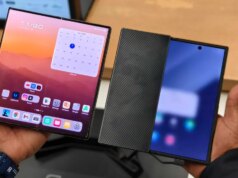 Coloquei as mãos no novo Galaxy Z TriFold em Dubai e fiquei surpreso com seu design inteligente