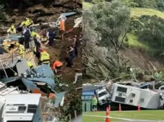 ‘Ninguém foi resgatado ainda’: vários temem desaparecido em deslizamento de terra no acampamento na Nova Zelândia; Ministro chama-lhe ‘zona de guerra’