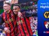 Kroupi marca STUNNER na vitória do Bournemouth sobre o Wolves