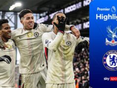 Chelsea venceu o Palace de 10 jogadores em Selhurst Park e ficou em quarto lugar