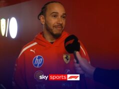 Hamilton outline ritmo de shakedown do Barcelona para Ferrari no último dia