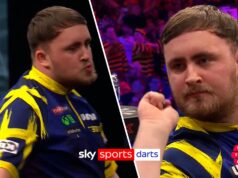 ‘Algum esforço!’ | Littler agonizantemente perto de outro NOVE!