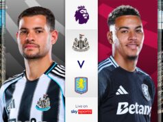 Guimarães fora do Newcastle x Aston Villa AO VIVO!