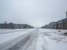 Esta cidade fantasma soviética abandonada fica congelada na beira do Ártico